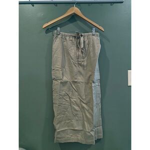 Little puffy Josie Linen skirt beige xs NWT